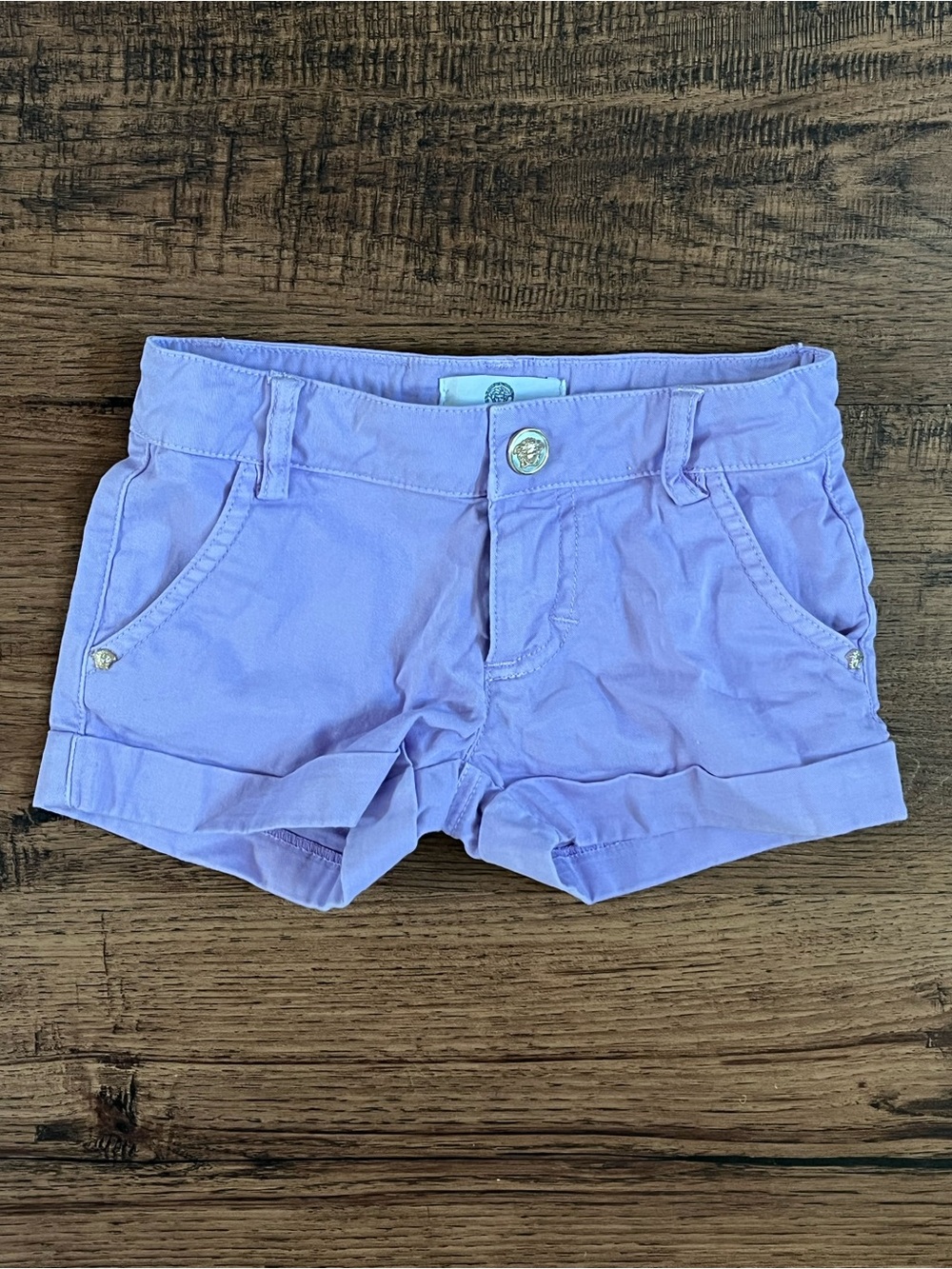 Versace Toddler 2” Shorts ‘Violet’ (size 3T)